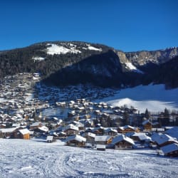Morzine Chalets in the snow