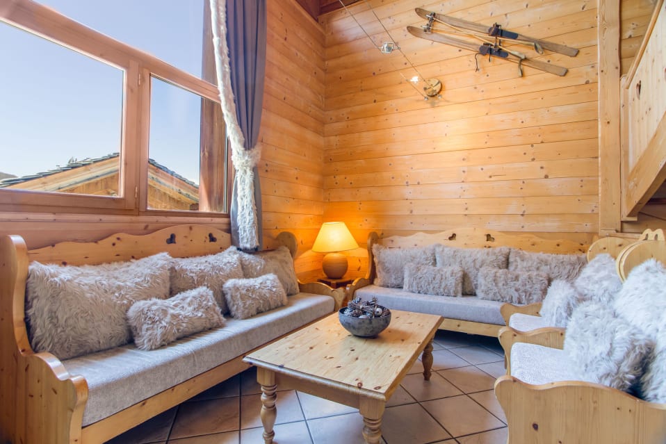 Living area in Chalet Bouc Blanc