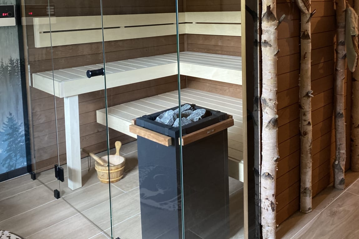 Sauna in Chalet Chery des Meuniers