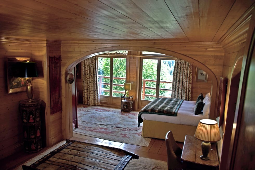 Master bedroom in Chalet La Petite Pia