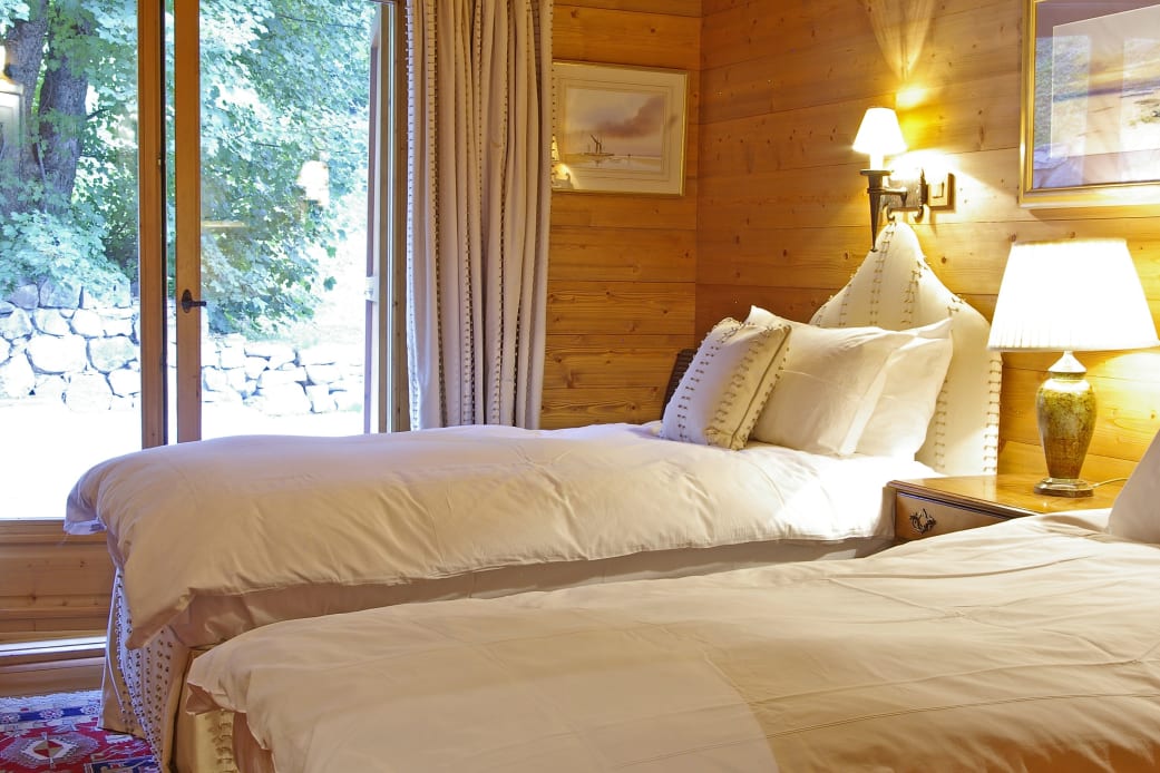 Twin bedroom in Chalet La Petite Pia