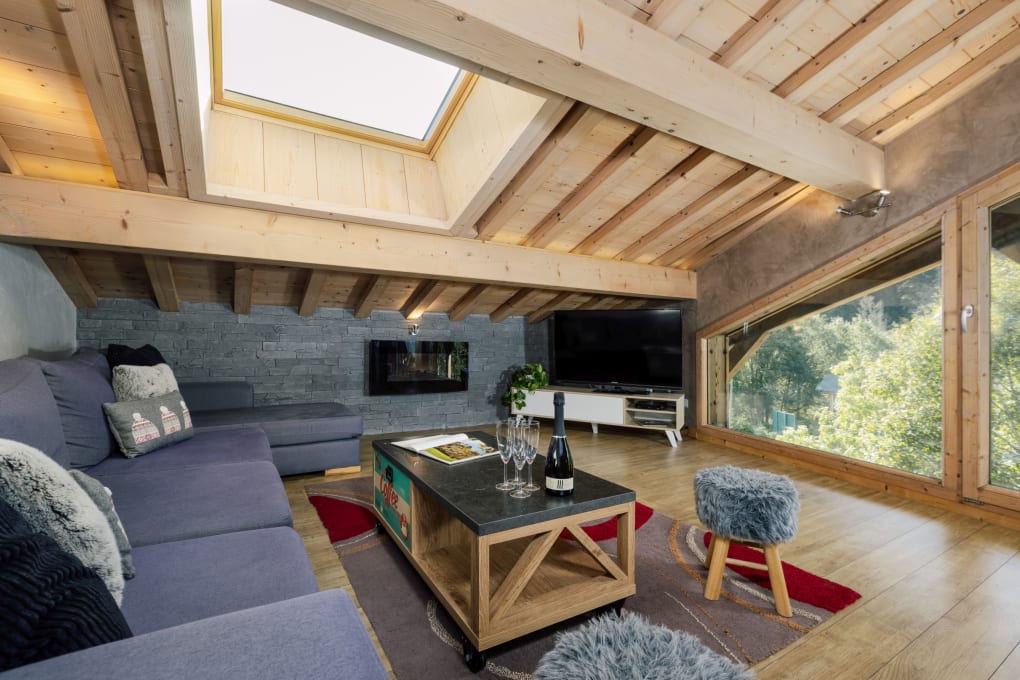 Living Area in Les Suites de l'Alpe