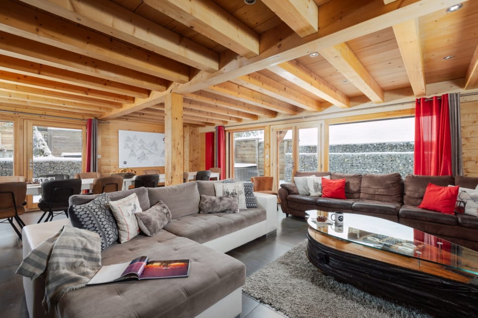 The Alpine Lodge living area