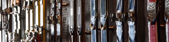 Ski on display for hire